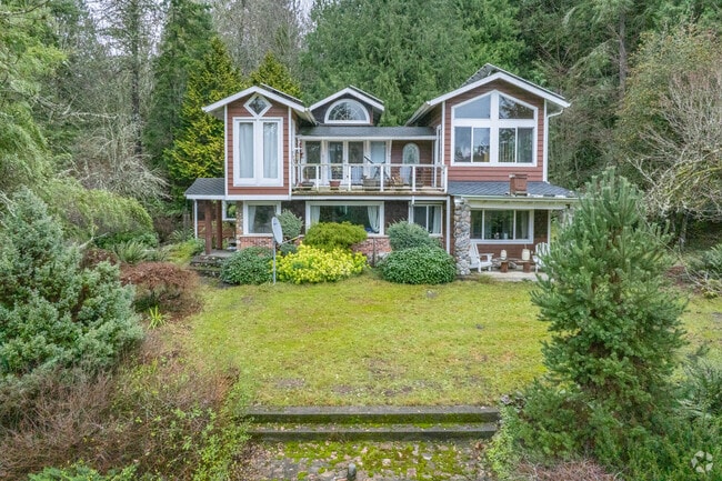 Large older homes often sit on spacious tree covered properties.