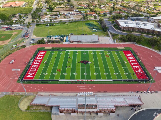 Locals enjoy Nighthawks football games at Murrieta Valley High near Wildomar.