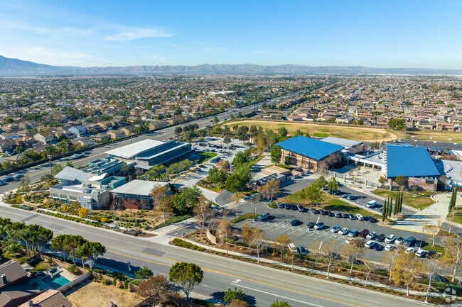 The beautiful campus of Dr. Augustine Ramirez School includes modern amenities for students.