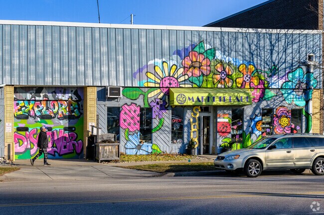 Find small, interesting artisan shops at the Reo Town Marketplace in the Reo Town.