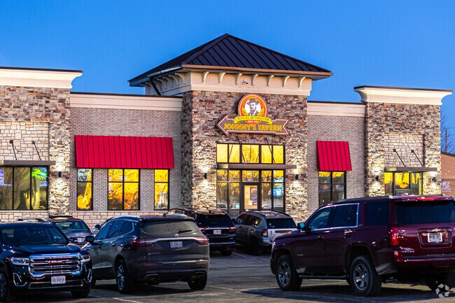 Belton Towne Center line the busy thoroughfare, which features everything from movie theaters to chain grocers and retailers.