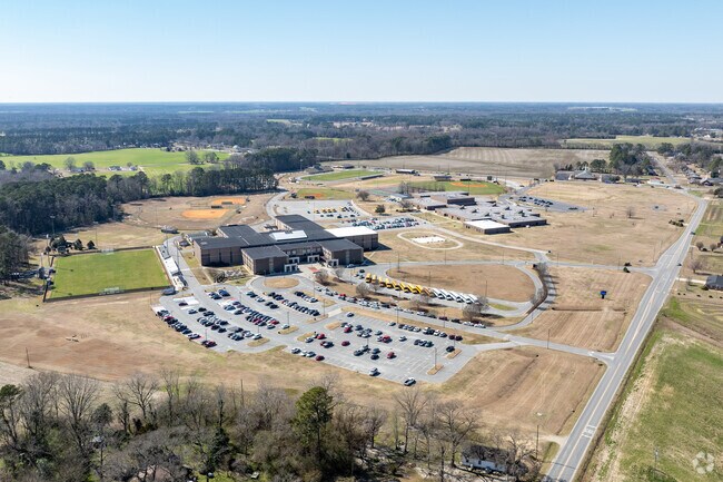Clinton High School & Sampson Middle School are located beside each other just south of downtown Clinton, NC.