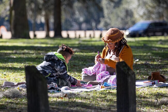 Enjoy a picnic at Daffin Park in Parkside.