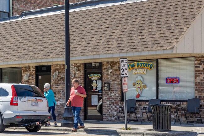 The Potato Barn in Downtown Lumberton sits across from the courthouse on Elm Street.