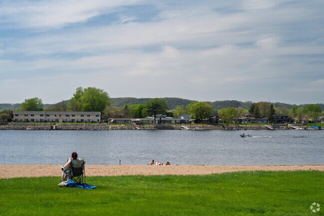 Black River Beach is a popular recreation spot in the warmer months.