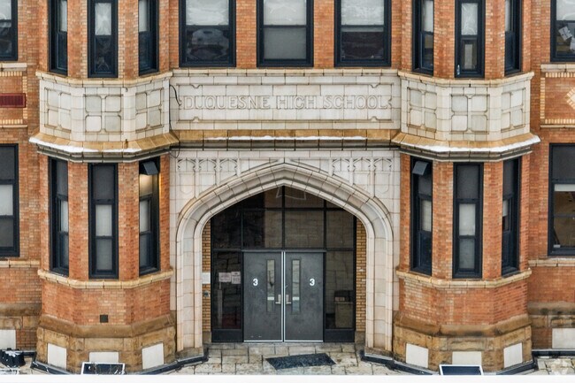 The Duquesne High School building currently houses kindergarten through eighth grade students.