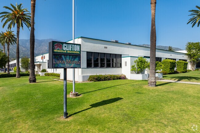 Clifton Middle School in Monrovia receives an A- rating from Niche.