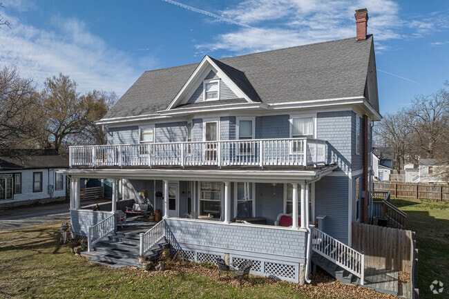 Siloam Springs has a variety of homes like this large farmhouse.