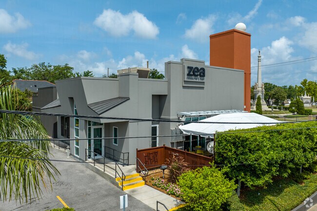 Zea Rotisserie & Bar in Lakewood serves rotisserie meats, craft cocktails, and more.