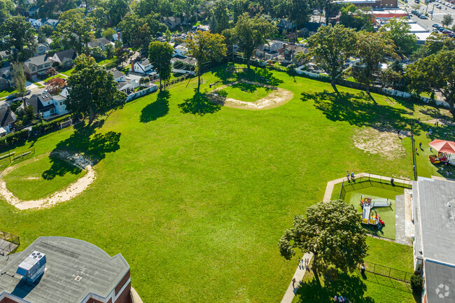 Manor Oaks William Bowie School has a big play field for students
