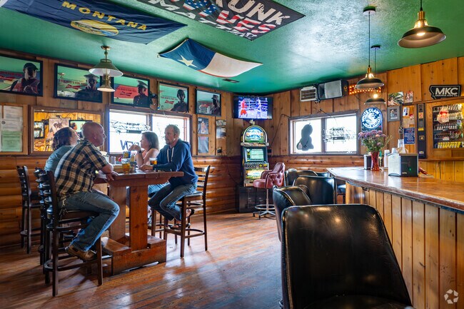 Evaro Bar & Casino serves local craft beers and is popular for its half-pound Bertha Burger.