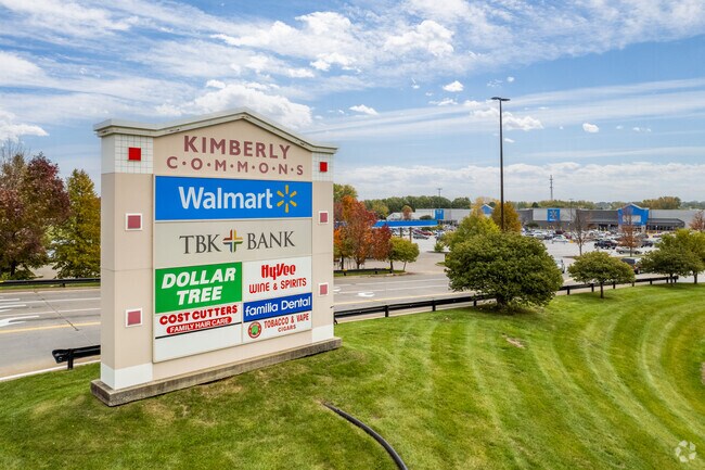 Kimberly Commons in Northwest Davenport Iowa provides countless shopping outlets and a Walmart.