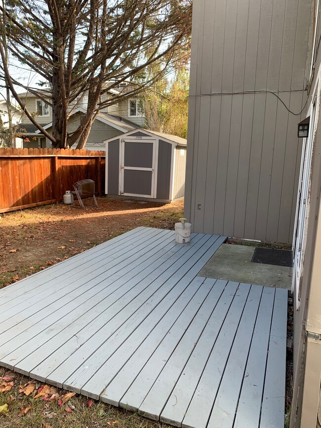 Deck cleans easy, Deck were Rebuild and Painted