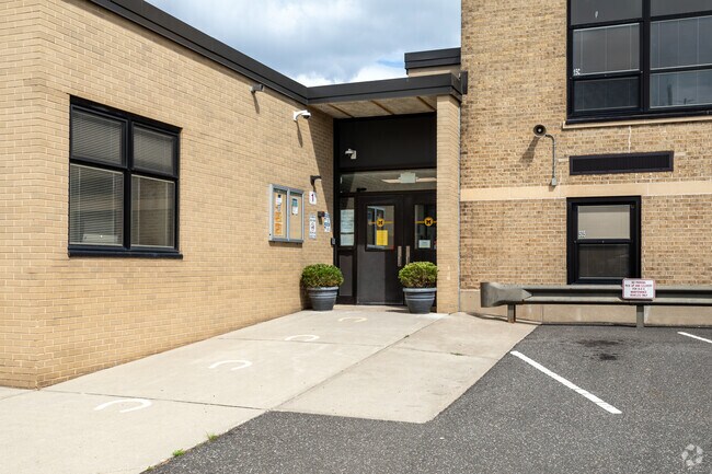 Main entrance for the Roosevelt School.