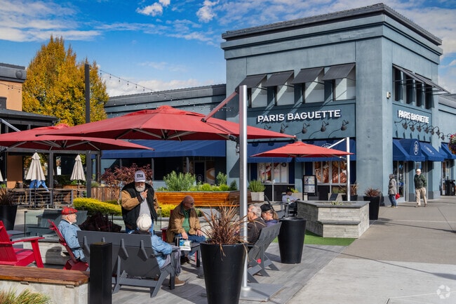 Downtown Pleasanton is lively with patrons during the day and night.