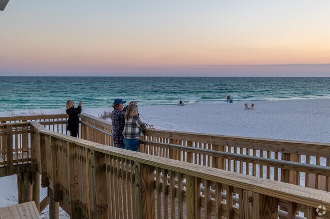 Folks like to go to Fort Pickens Park to take photos of the sunset.