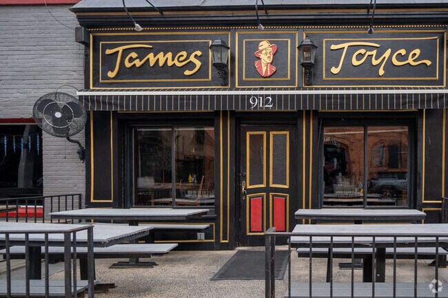The James Joyce Irish Pub and Restaurant is near Trinity Park.