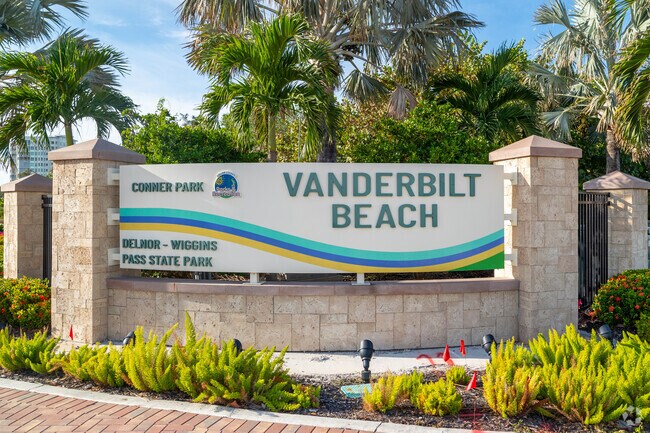 You know you are home when you pass the Vanderbilt Beach sign upon entering the neighborhood.