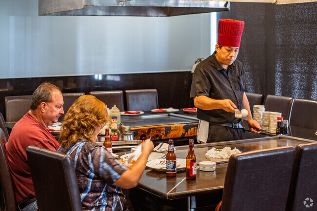 Enjoy your dinner with some entertainment at Mt. Fuji Hibachi and Sushi near Candlelight.