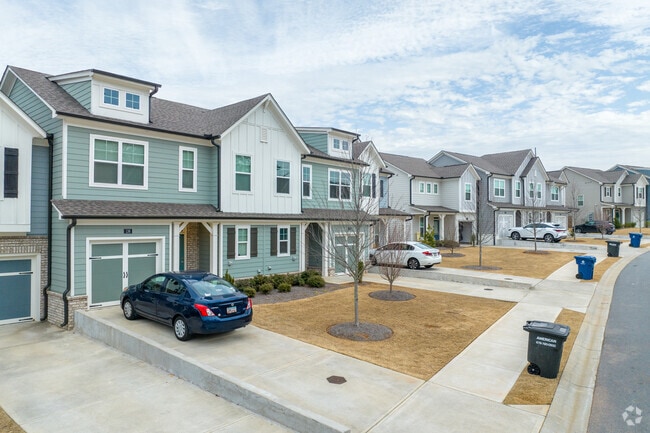 Oak Grove boasts newly constructed townhouses throughout the neighborhood.