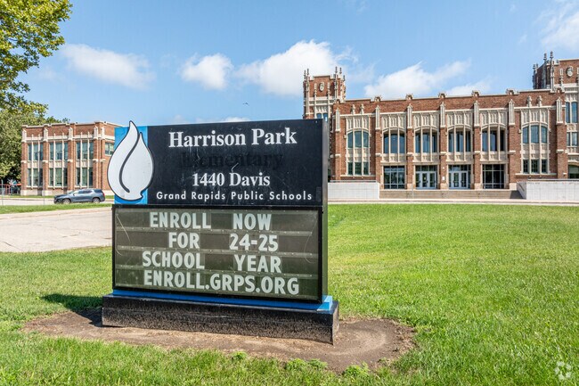 Harrison Elementary School in Grand Rapids, Michigan.