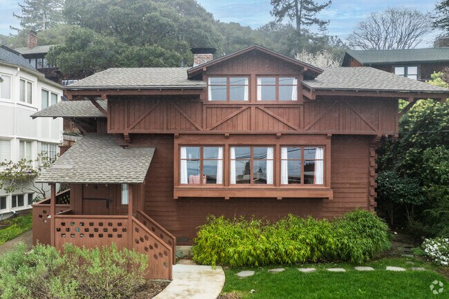 Craftsman-style homes make up many of the home styles in Panoramic Hill in Berkeley.