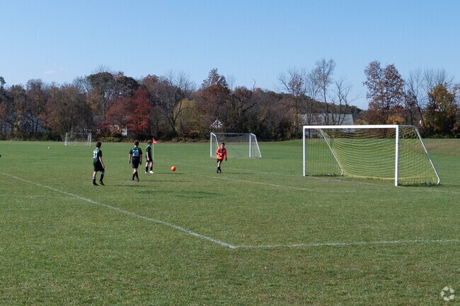 Play some soccer at the Jefferson Park in Jefferson.