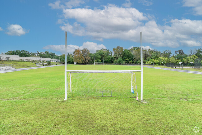 Apopka Middle School has a full athletic program with a football and baseball field.