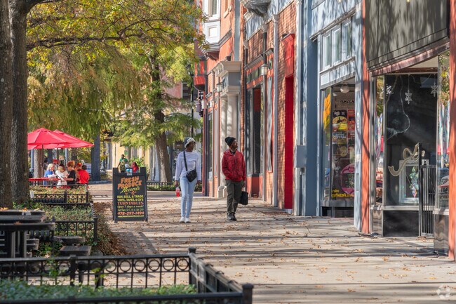 Tindall Heights residents enjoy the up and coming downtown area.