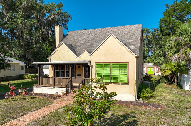 Bungalows Like This Quaint Older Home Can Be Found Among Other Larger Homes Throughout The South Mainland Community of New Smyrna Beach.