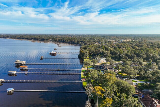 Beauclerc neighborhood has a waterfront where properties are equipped with their own docks.