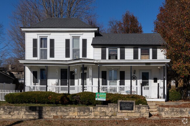 This example of a classic farmhouse is located on main street in Georgetown.