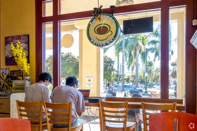 Evergreen Coffee Co. is a great place to study and catch up on some homework.