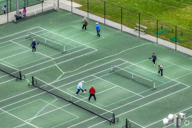 Pickleball courts provide recreation at Decorah’s city parks.