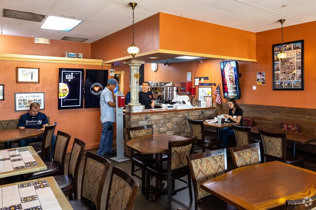 Stop by for some amazing Greek food at the Heart of Jerusalem in the Kissing Camels neighborhood