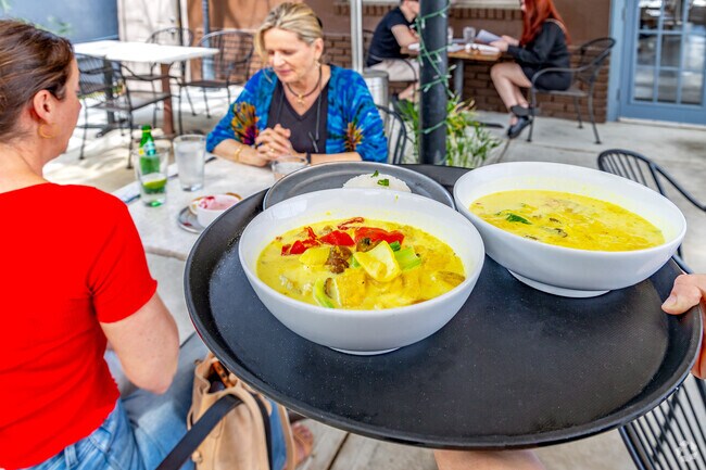 Grab yourself some delicious curry at Alesia restaurant near Causeway Isles.