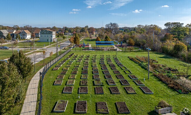 The Westlawn community garden supplies over 80 garden plots for Silver Spring residents.