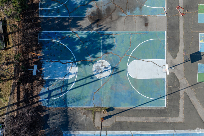 Students can shoots some hoops at BCLA McCormack Middle School in Dorchester.
