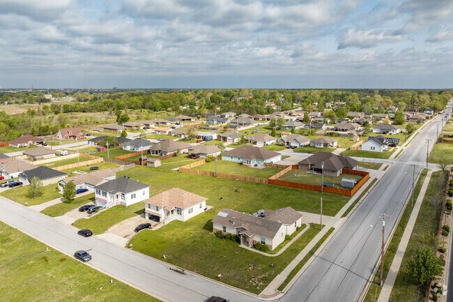 The path of the 2011 tornado can still be discerned through Campbell Park South.