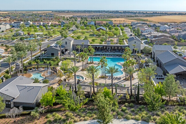 Residents of Tesoro Viejo enjoy resort-style living at the community pool.