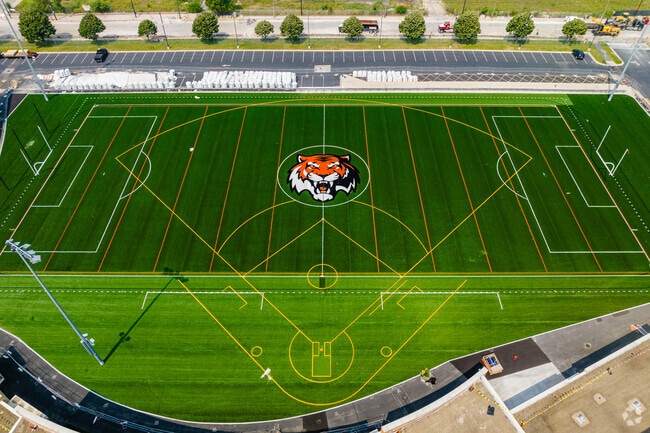 Unity Jr. High School's mascot is Stripes the tiger.