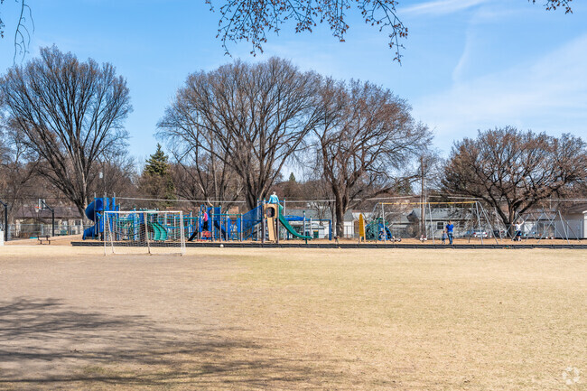 Northridge Elementary School has a great playground for students to play.