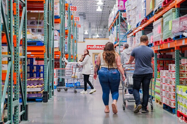 Fisher Hills residents can find their groceries at the nearby Costco.