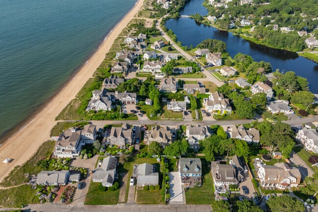 Dean's Pond sits right in the middle of Popponesset just off the beach.