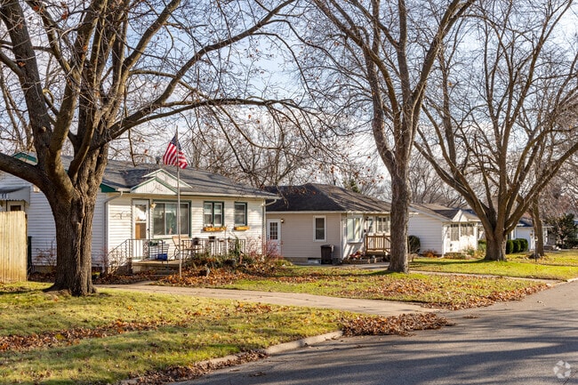 Rows of 50's-era homes line Alabar Hills' residential streets.