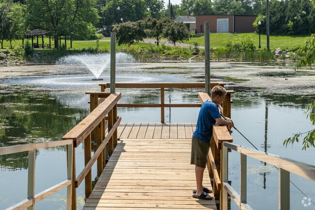 Riverside Park's Mill Pond is a great fishing spot for kids.