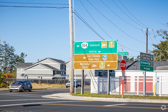 Junction 104 in Warrenton connects you to Flavel to the West or Astoria to the East.