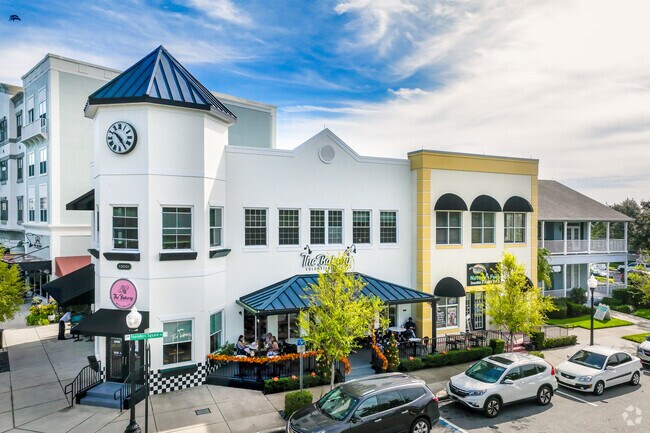 Founders Square is great spot to ride a bike, catch the sunset, or grab a coffee on the go.