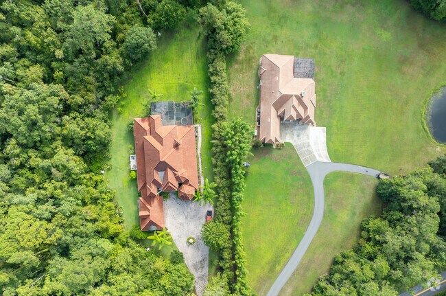 Happy Trails has large estate homes with plenty of acreage.