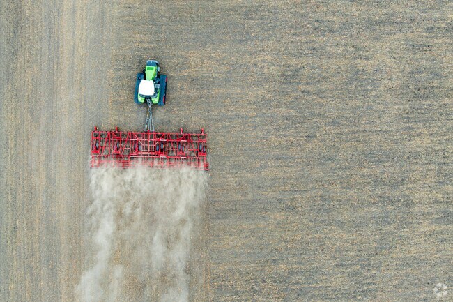 The farmlands near Corpus Christi are vital for crops like cotton and sorghum.